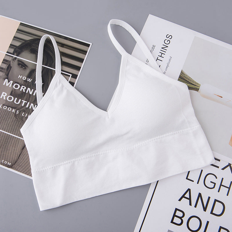 Tube Top Sports Running Bra Seamless Camisole Underwear