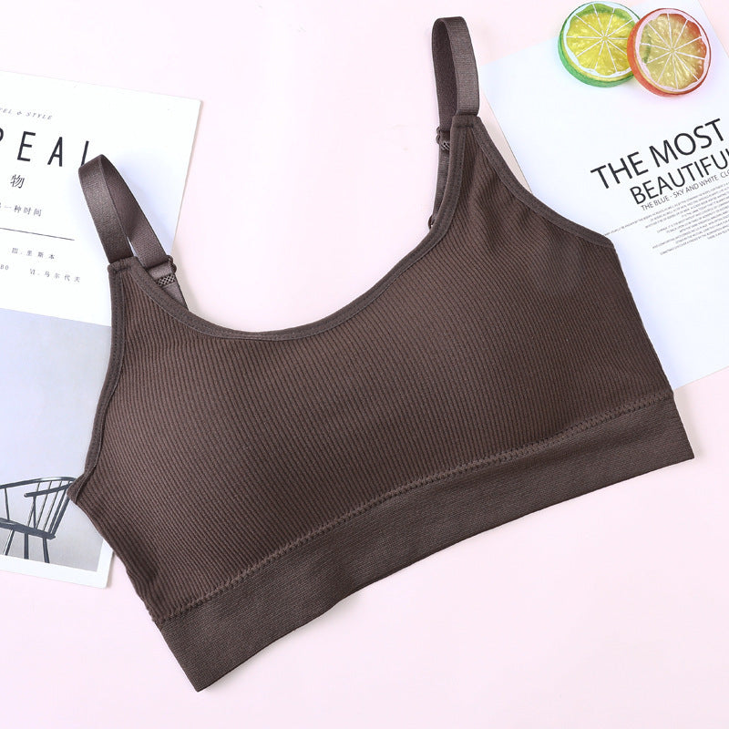 Shockproof Detachable Chest Pad Gathers Up Vest-Style Underwear