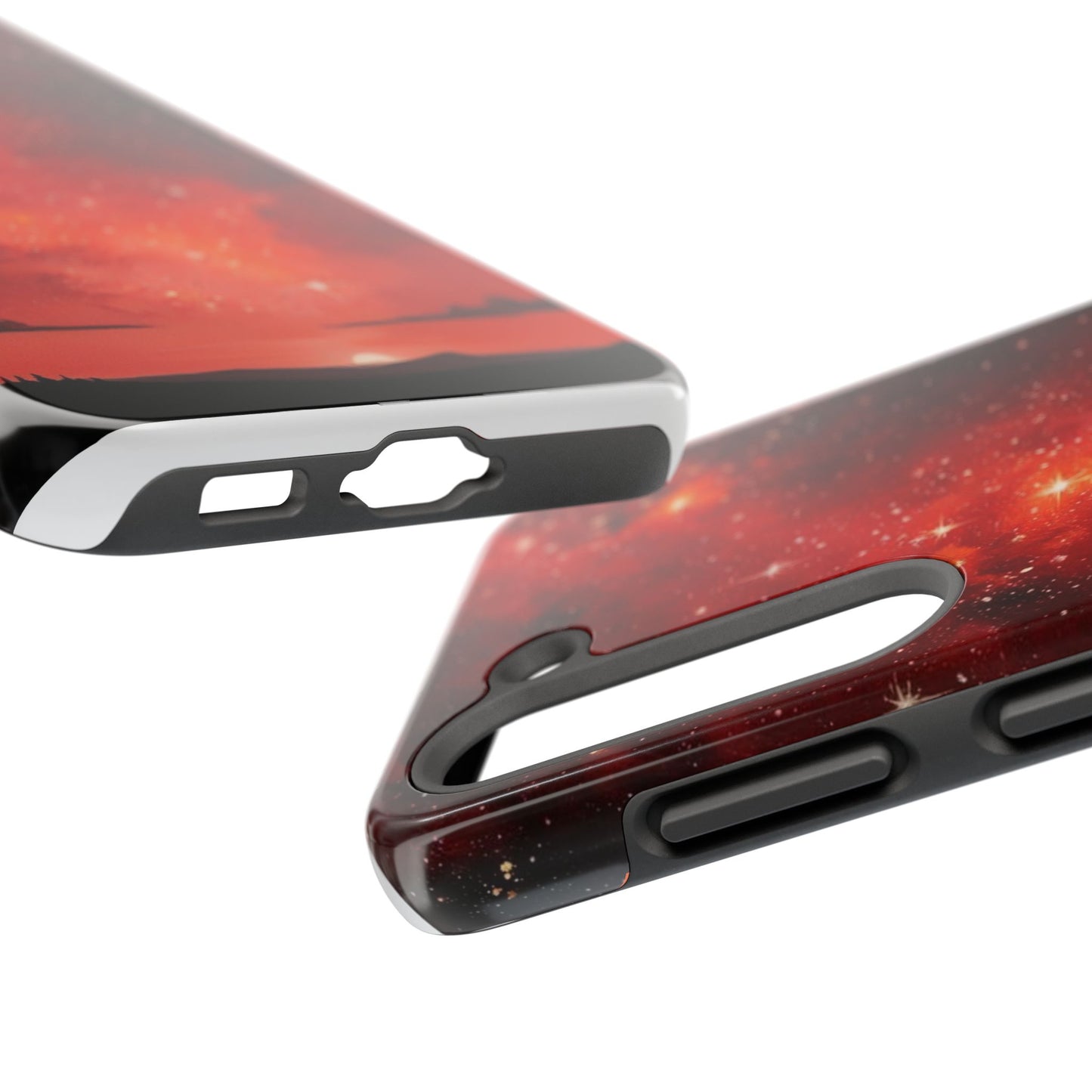 Phone Case - Cielo Rojo Estrellado Starry Sky Design