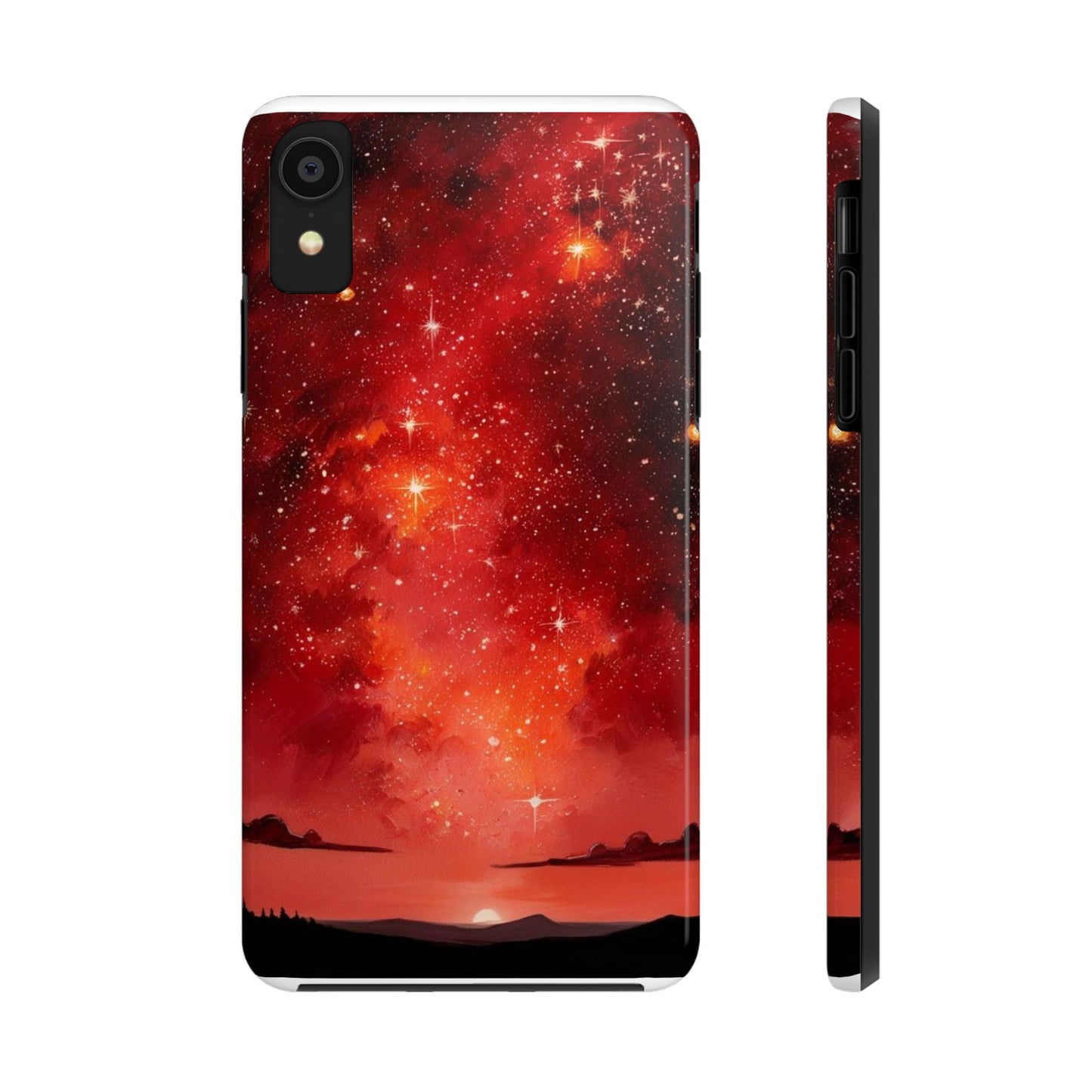 Phone Case - Cielo Rojo Estrellado Starry Sky Design