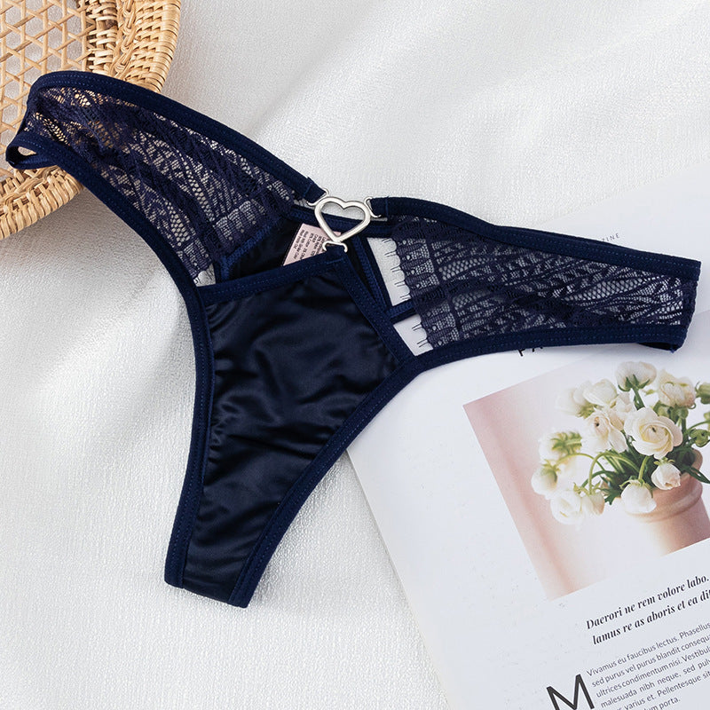 Women's Low Waist Lace Light And Soft T-shaped Panties