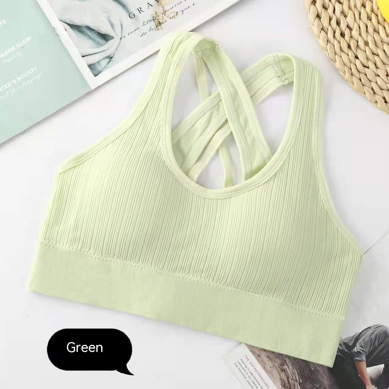Women's Sports Underwear Breathable Yoga Shockproof Gathered Without Trace Bra