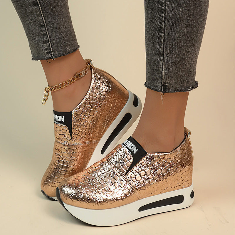 Stylish And Lightweight Casual Platform Shoes Women