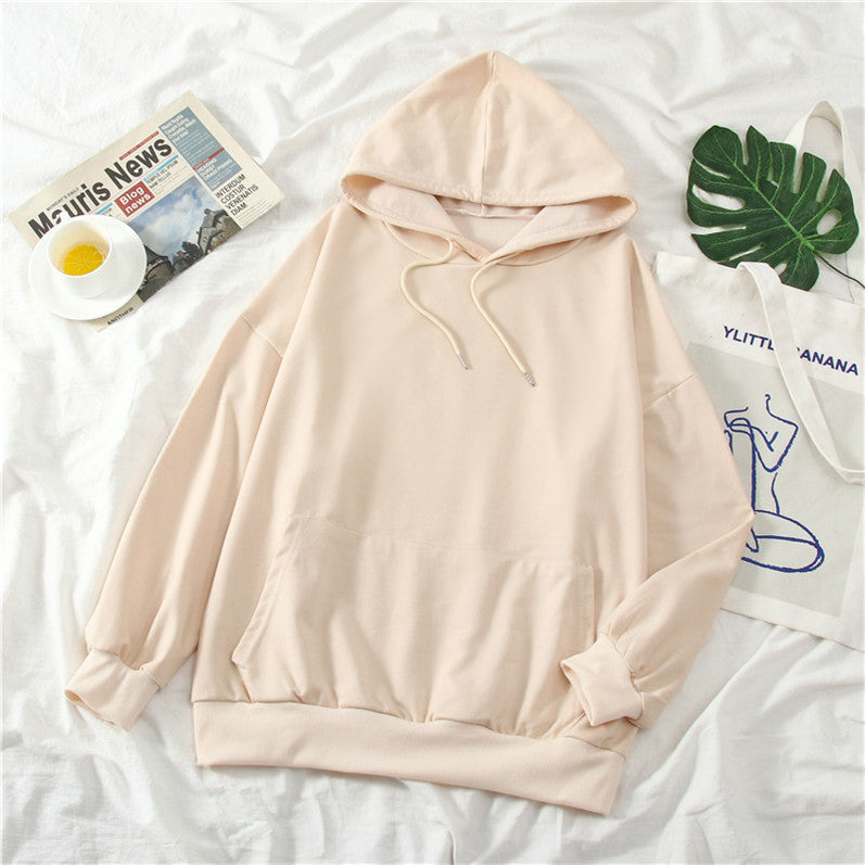 Thin Hooded Sweater Women Winter Plus Velvet Thick Coat On Clothes