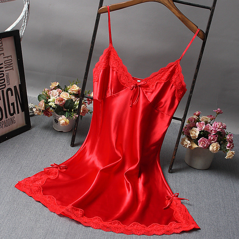 Women's Multi-color Underwear Pajamas Hot Lace Suspenders Pajamas