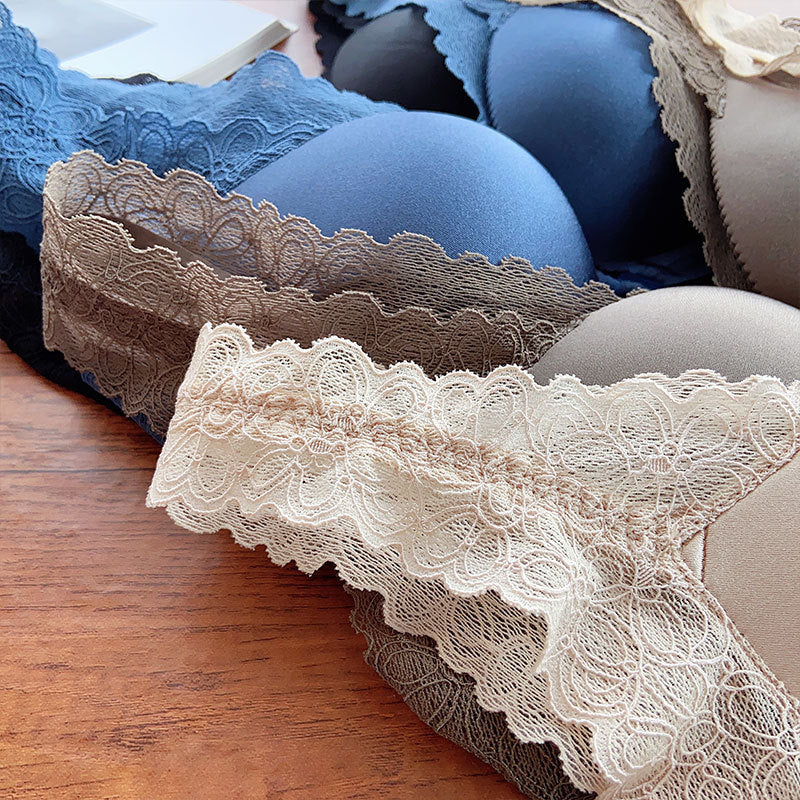 Front Buckle Push Up Breast Holding Seamless Comfort Women's Underwear