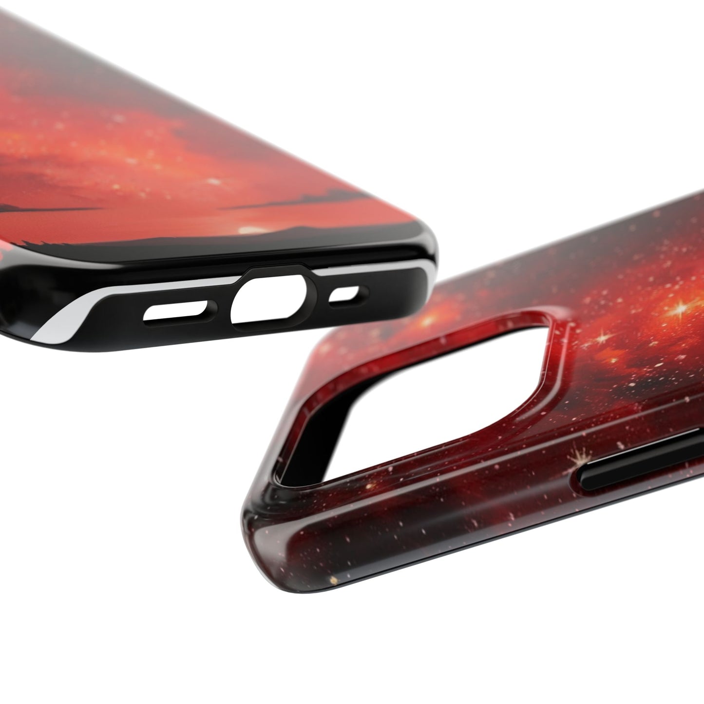 Phone Case - Cielo Rojo Estrellado Starry Sky Design