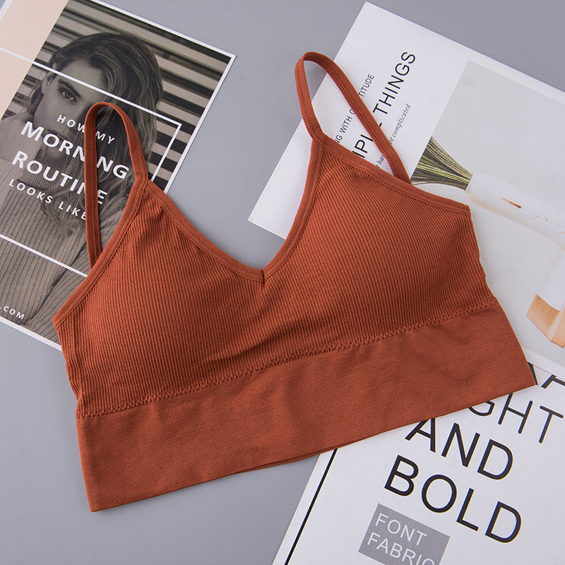 Tube Top Sports Running Bra Seamless Camisole Underwear