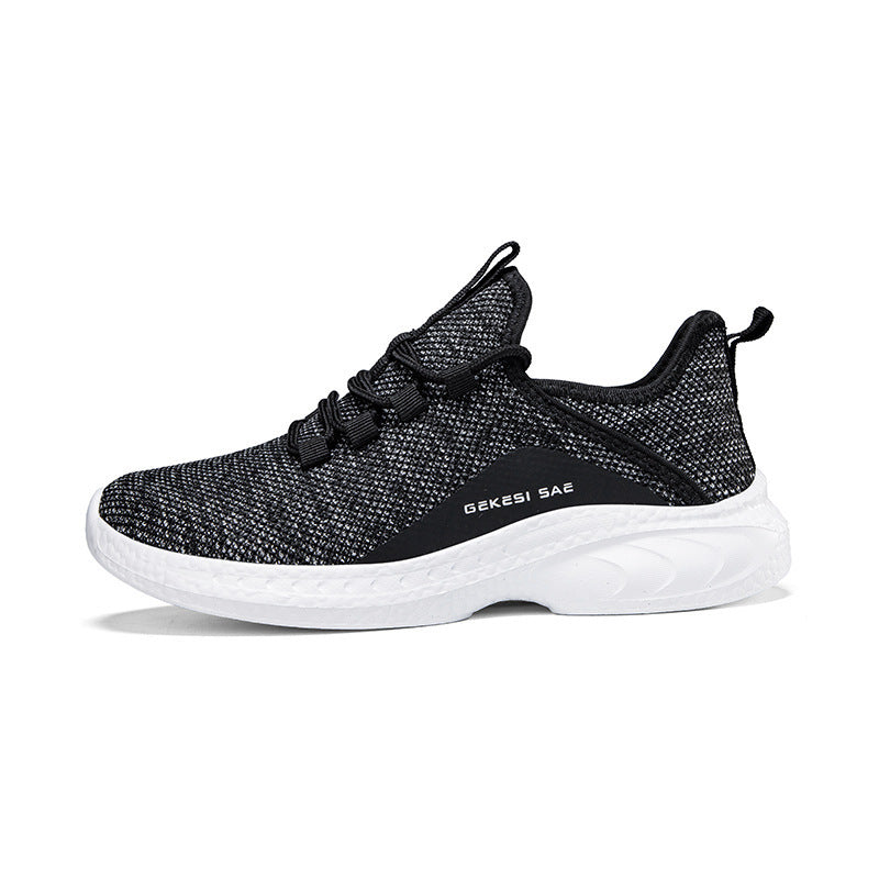 Spring New Flying Woven Breathable Sports Fitness Light Casual Shoes