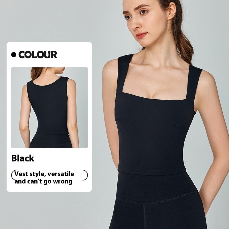 Fashion Skinny Yoga Clothes Vest For Women