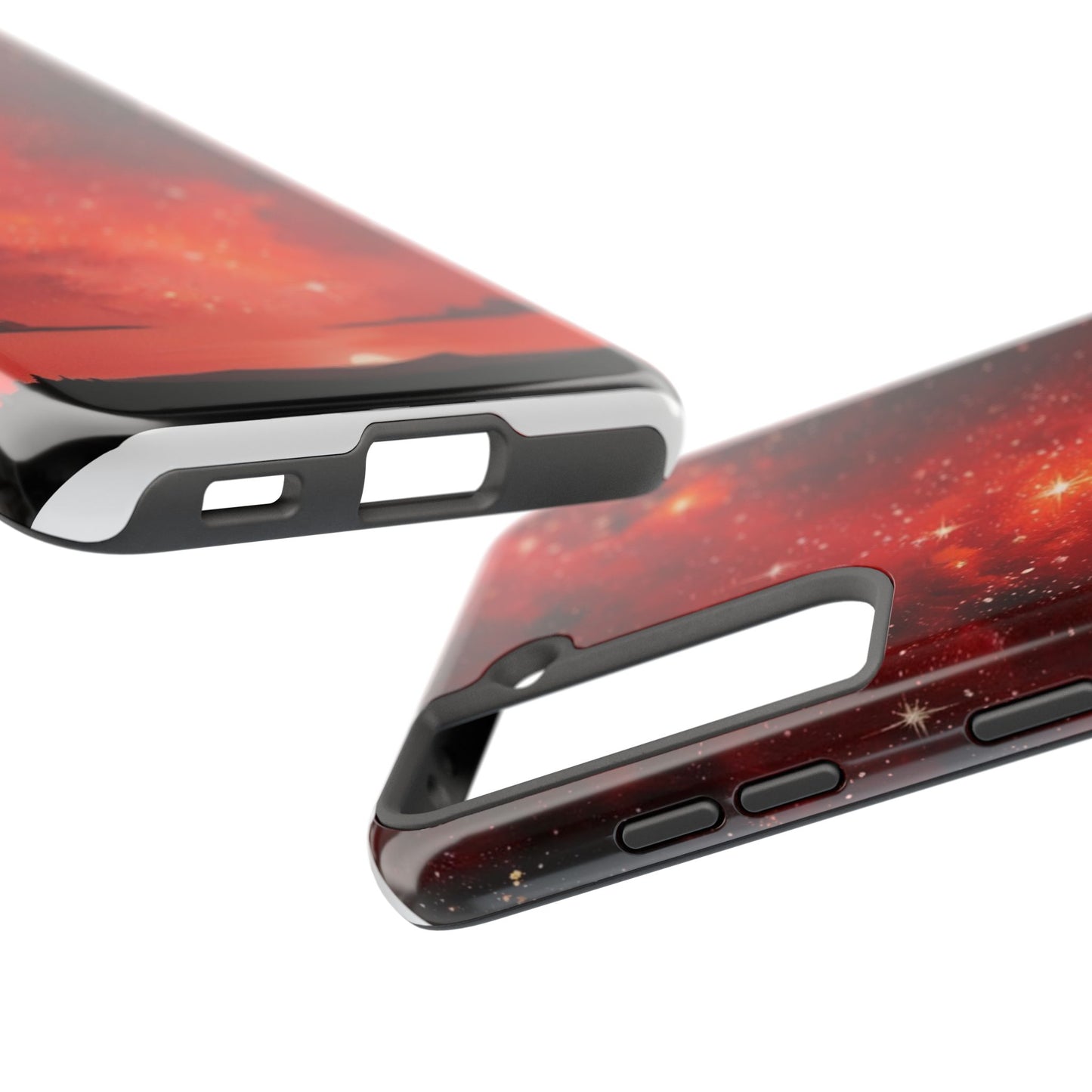 Phone Case - Cielo Rojo Estrellado Starry Sky Design
