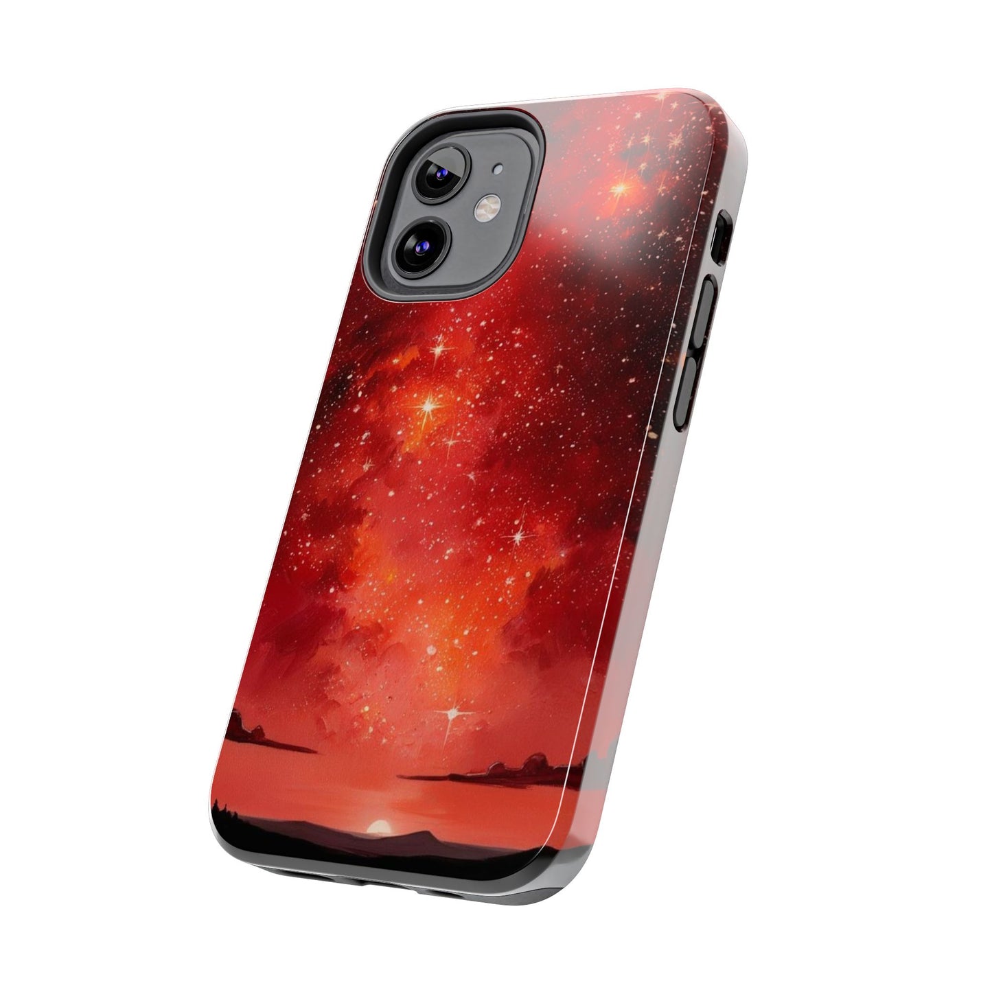 Phone Case - Cielo Rojo Estrellado Starry Sky Design