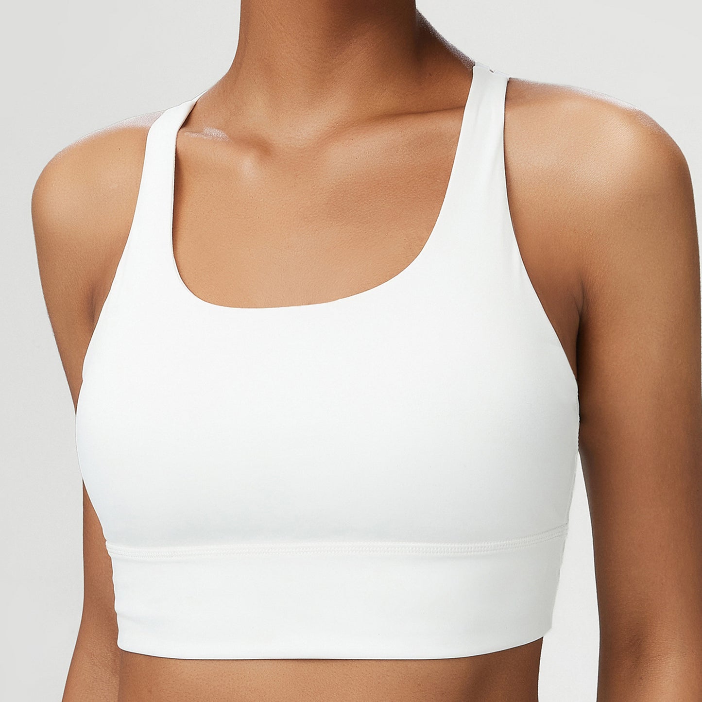 Seamless Liquid Glue Shoulder Strap Sports Underwear For Women