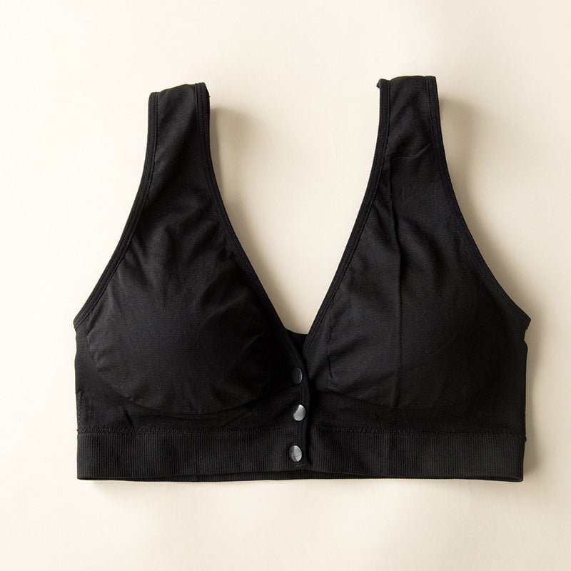 Nursing Bra Front Closure Breastfeeding Push Up Maternity Underwear