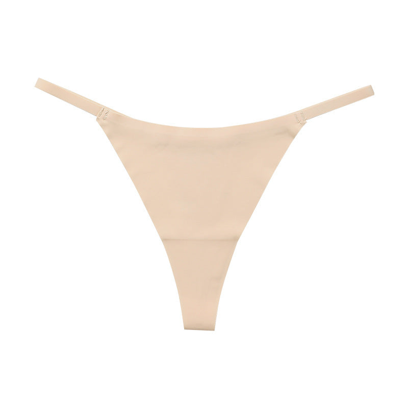 Women's Low Waist Seamless Thong Panties