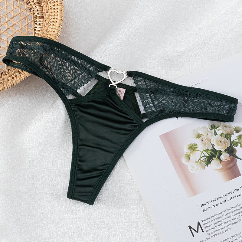 Women's Low Waist Lace Light And Soft T-shaped Panties