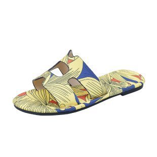 Fashionable Women's Flat Slippers Classic Sandals Candy Color