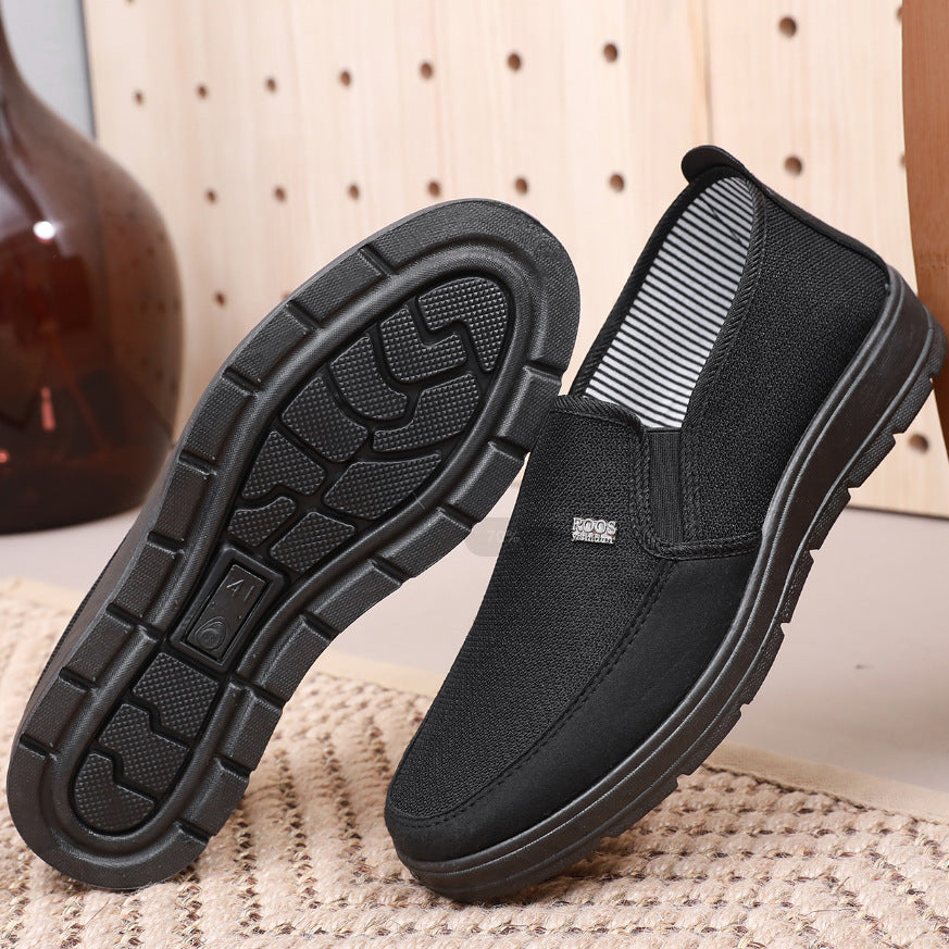 Men's Thin Shoes Slip-on Non-slip Elderly Dad Shoes Breathable Leisure