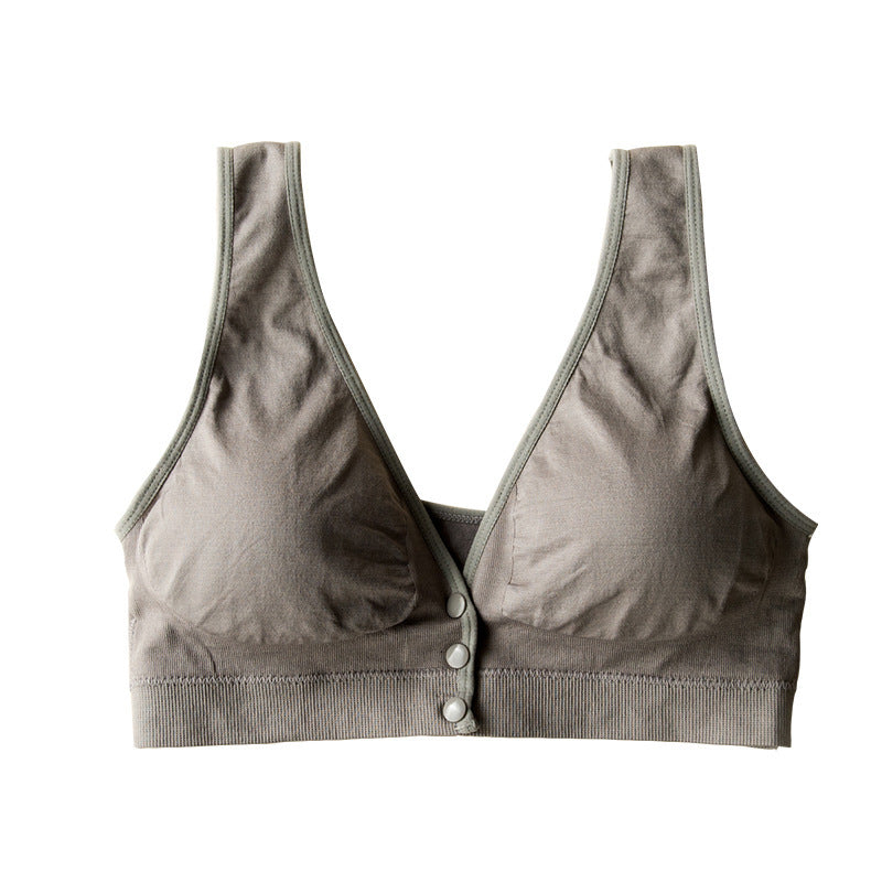 Nursing Bra Front Closure Breastfeeding Push Up Maternity Underwear