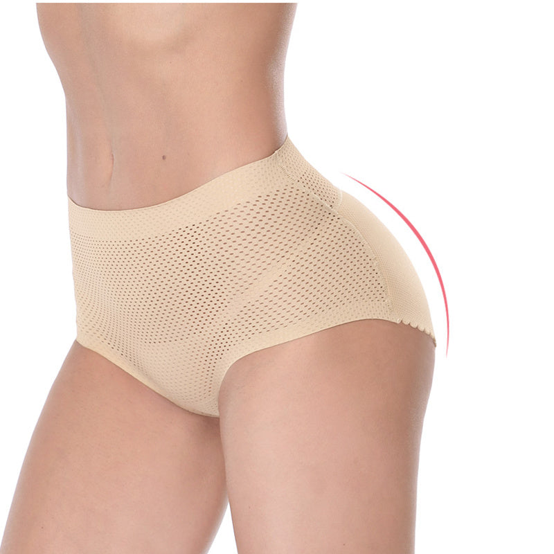 Fake Butt Seamless Thickened Hip Panties