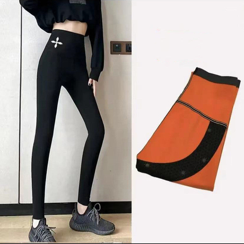 Women's Padded Elastic Pressure Abdominal Yoga Pants