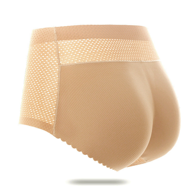 Fake Butt Seamless Thickened Hip Panties