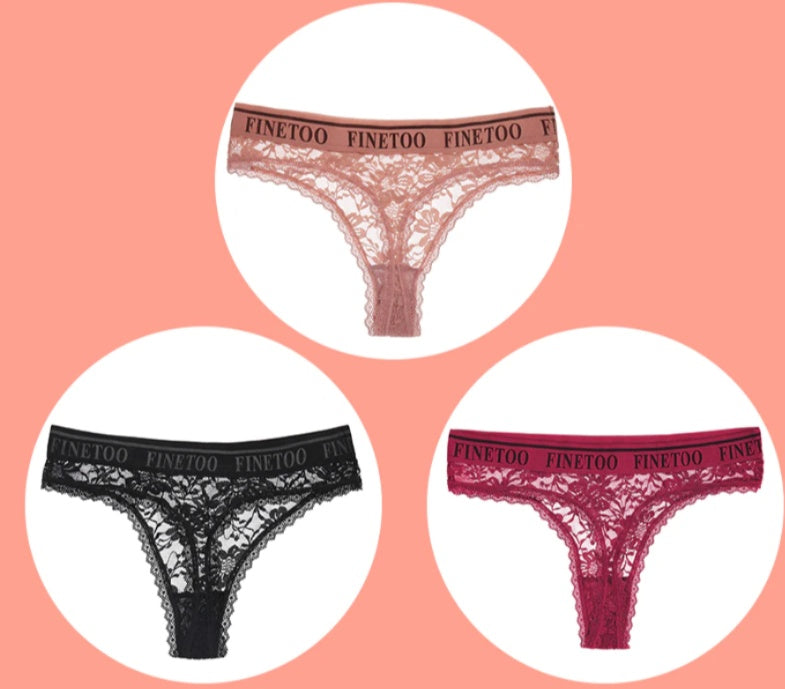 Ladies Thong Panties Lace T-Pants