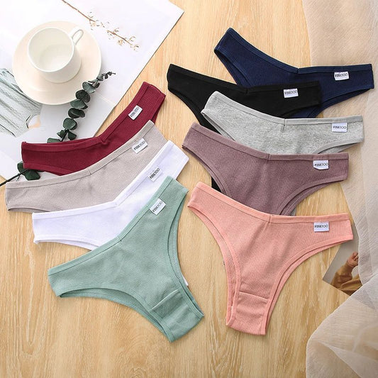 5Pcs Set Women Panties Cotton Underwear M-XL Comfo