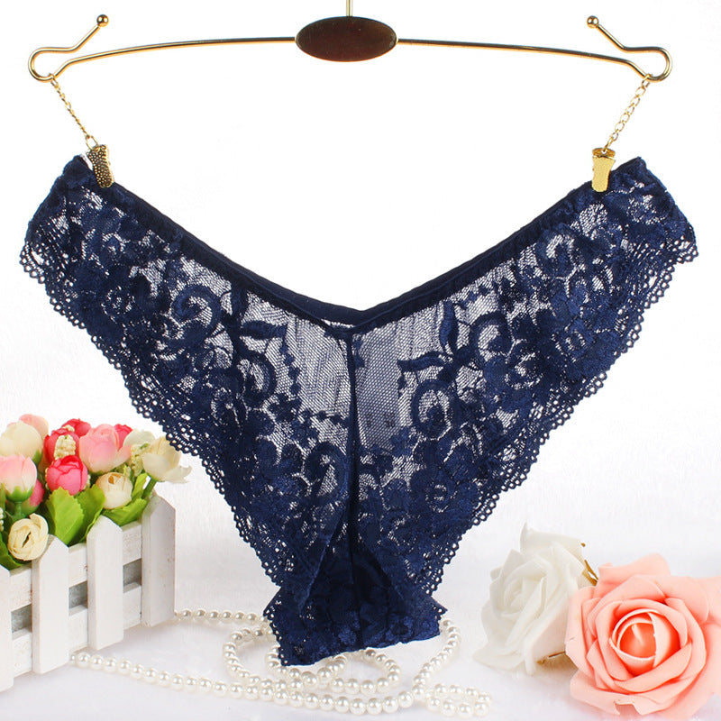 Low Waist Triangle Lace Women's Panties