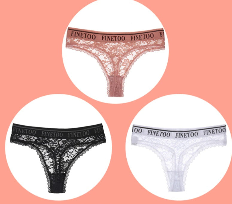 Ladies Thong Panties Lace T-Pants