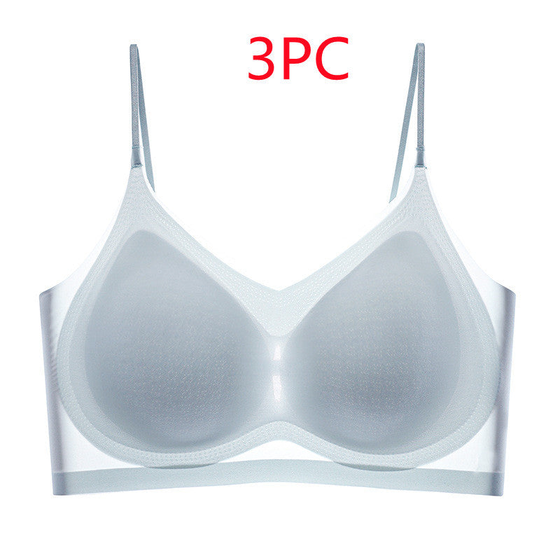 Ultra-thin Cool Gauze Bra Beauty Back Sling Underwear