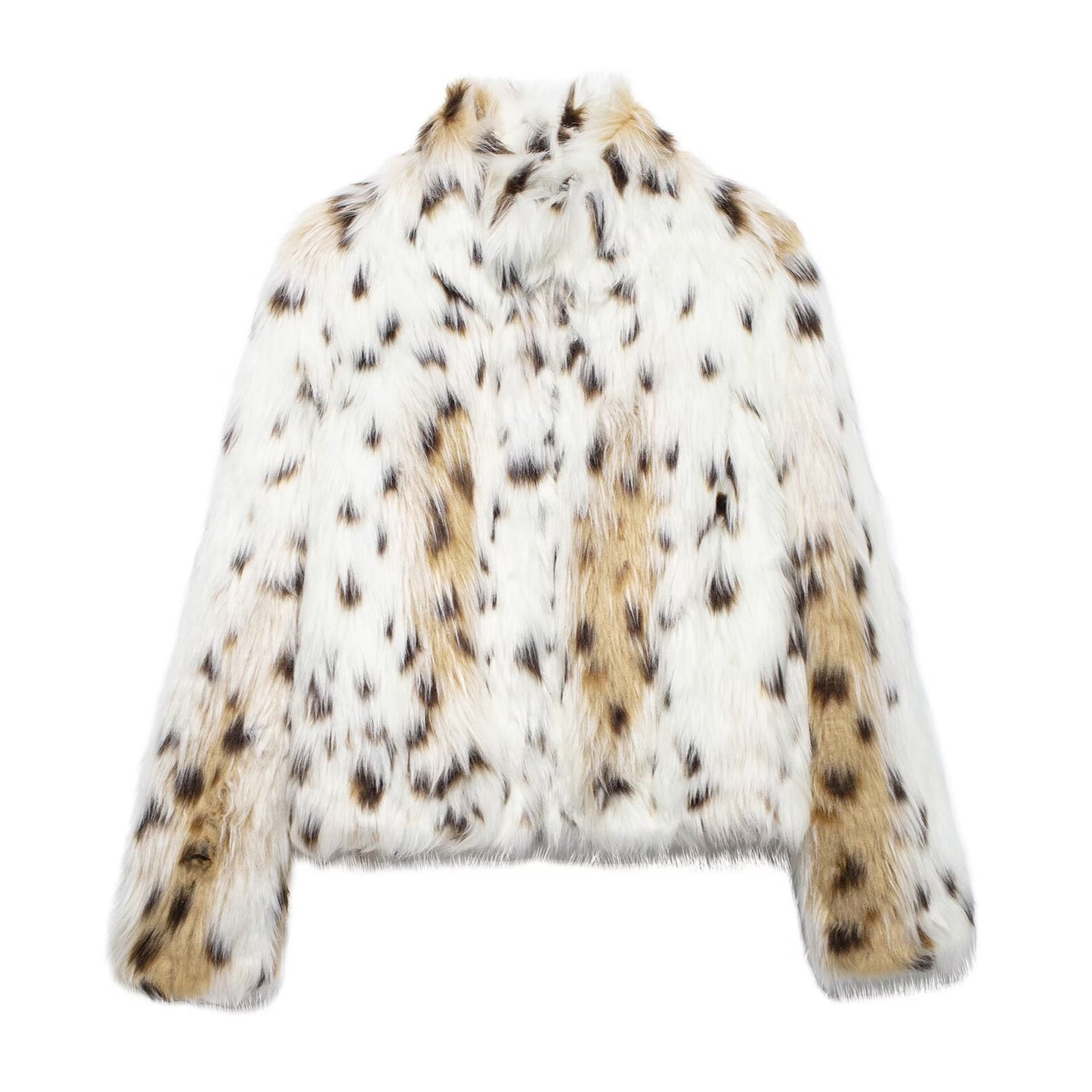 Women's Fashion Animal Pattern Baggy Coat