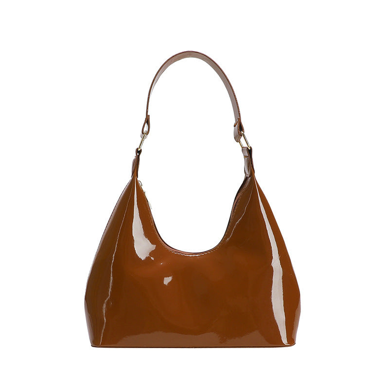 Women's Casual Patent Leather Fashionable Handbag