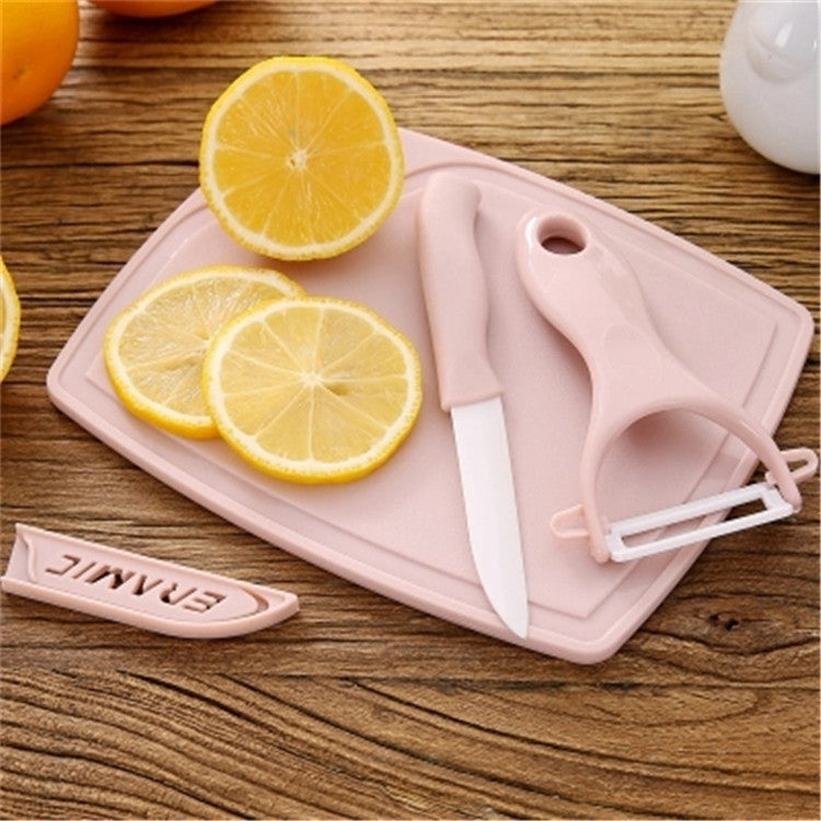 Ceramic fruit knife set