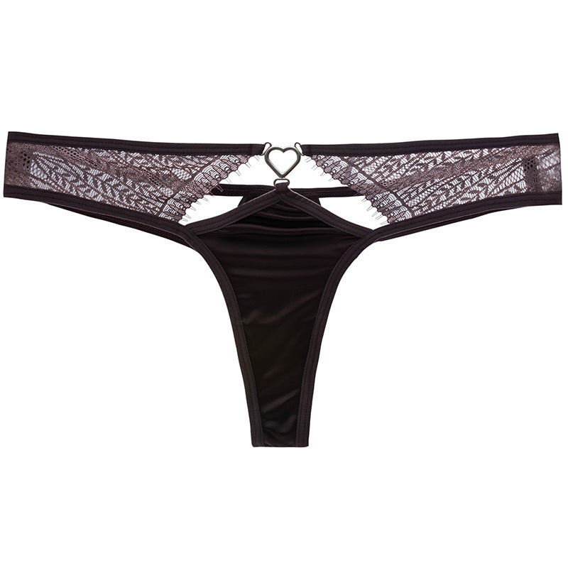 Women's Low Waist Lace Light And Soft T-shaped Panties