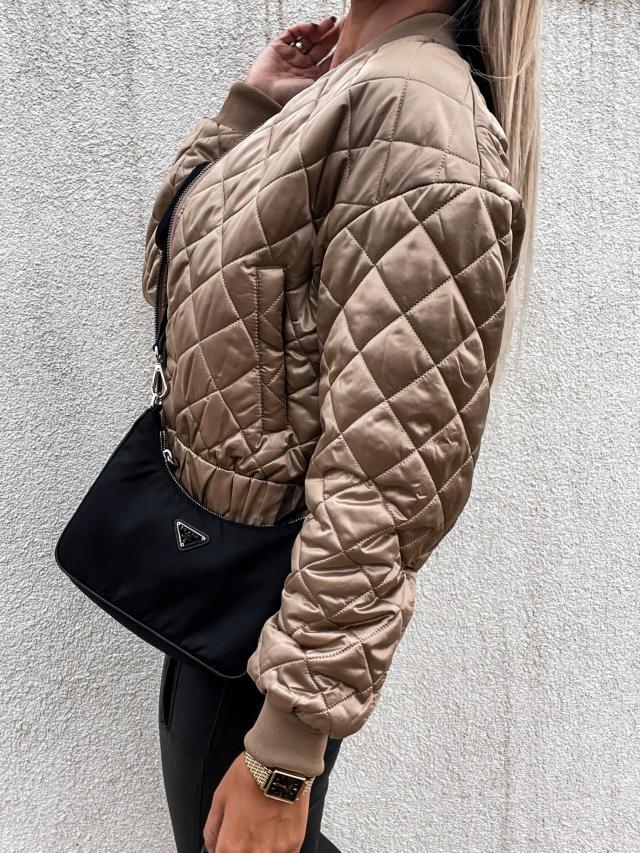 Ladies Pure Cotton Short Zipper Jacket