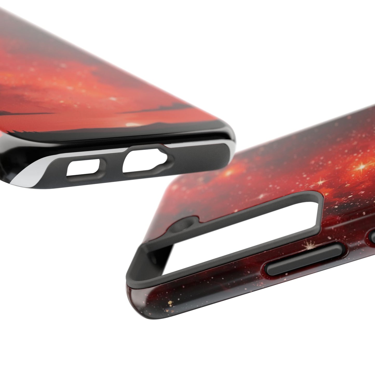 Phone Case - Cielo Rojo Estrellado Starry Sky Design