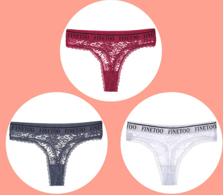 Ladies Thong Panties Lace T-Pants