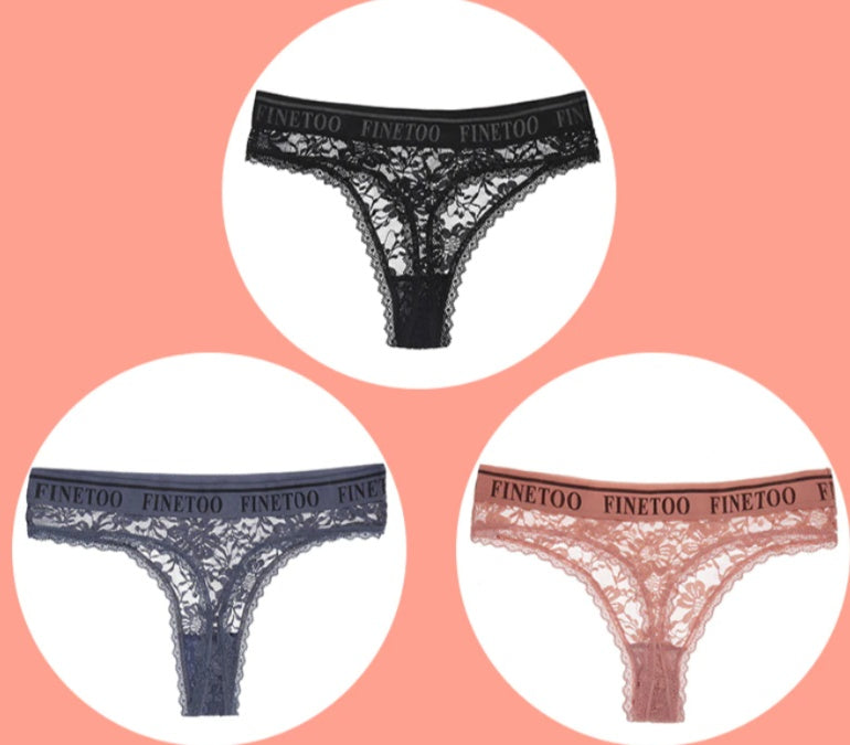 Ladies Thong Panties Lace T-Pants