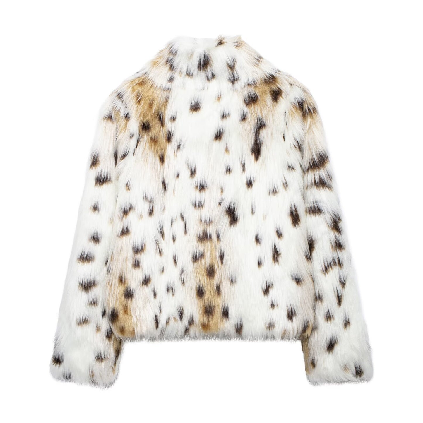 Women's Fashion Animal Pattern Baggy Coat