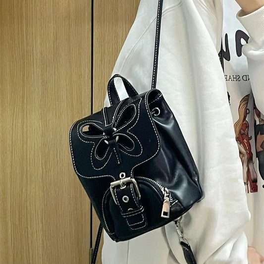 American Retro Hollow Butterfly Cute Backpack Women