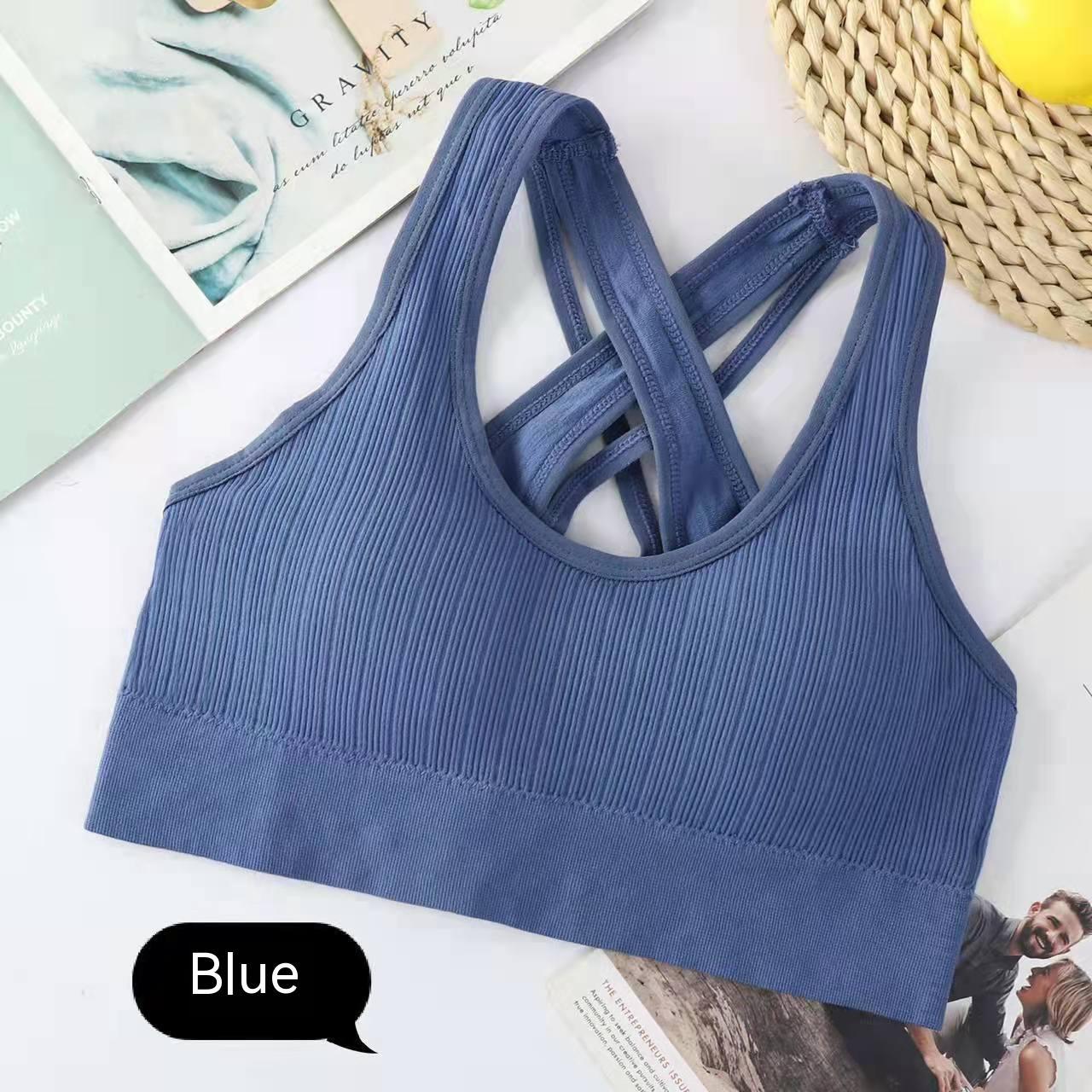 Women's Sports Underwear Breathable Yoga Shockproof Gathered Without Trace Bra