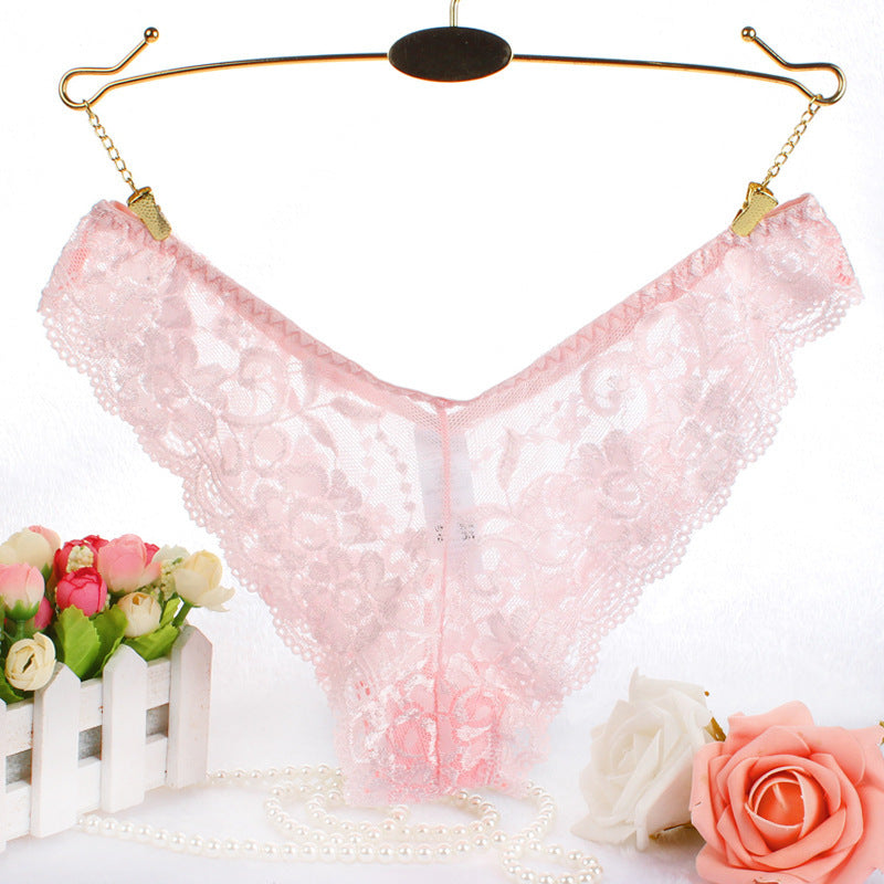 Low Waist Triangle Lace Women's Panties