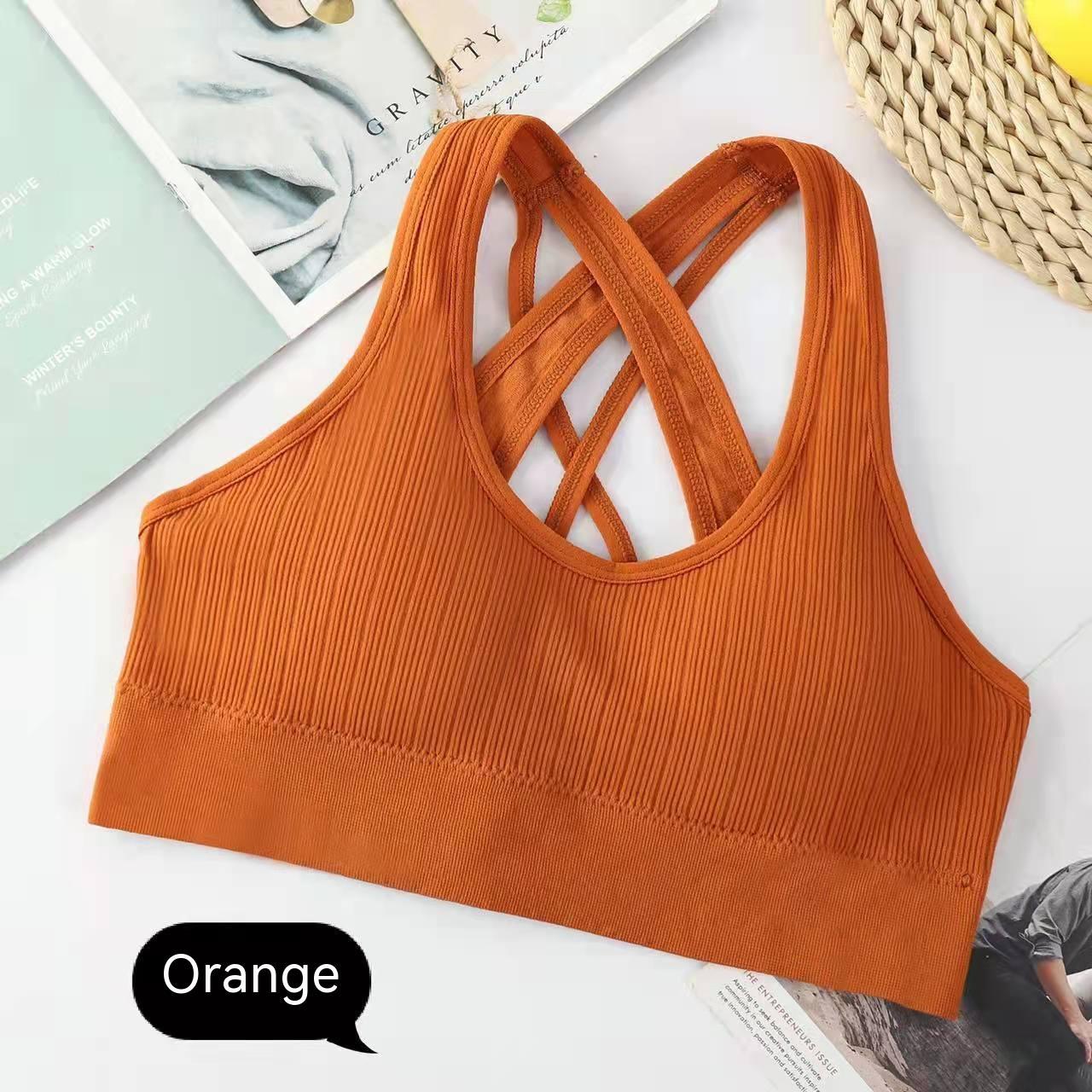Women's Sports Underwear Breathable Yoga Shockproof Gathered Without Trace Bra
